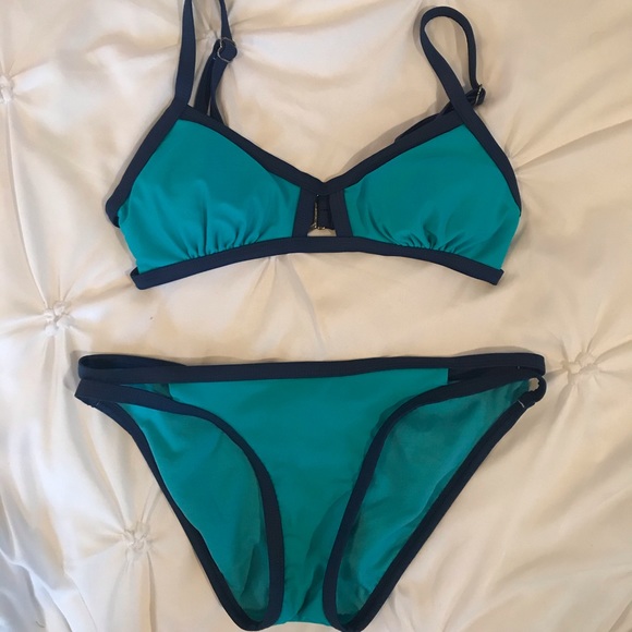 Target Swim Target Blue Bikini Set Poshmark